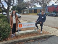 Dropee team at Y Combinator's campus for the Winter 2020 cohort