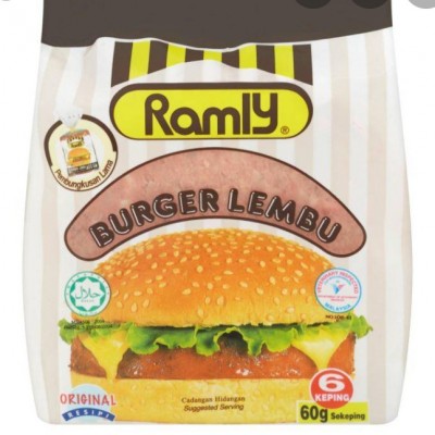 Ramly Burger Lembu 60gx6