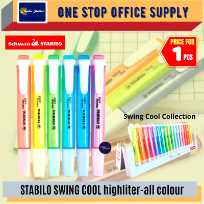 Stabilo Swing Cool Highlighter - ( GREEN COLOUR )
