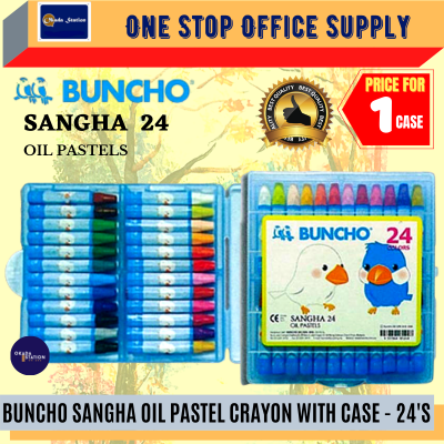 BUNCHO Sangha Oil Pastels Crayon - ( 24'S Colour )