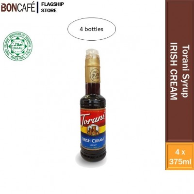 Torani Irish Cream Syrup 4bottles (375ml each)
