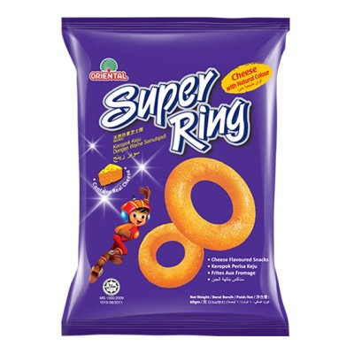 ORIENTAL Super Ring Cheese 60g (40 units per carton) [KLANG VALLEY ONLY]