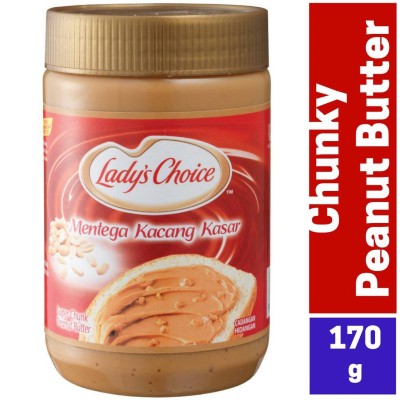 Lady's Choice Peanut Butter 170g Chunky