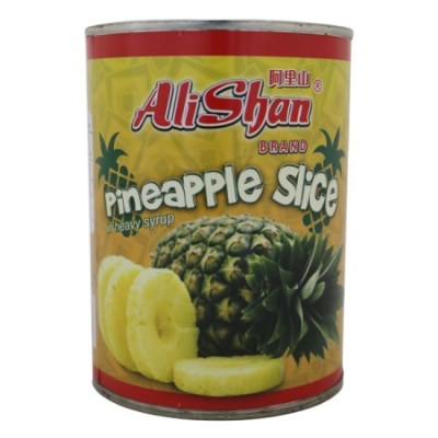 Alishan PINEAPPLE SLICE in Heavy Syrup 565g