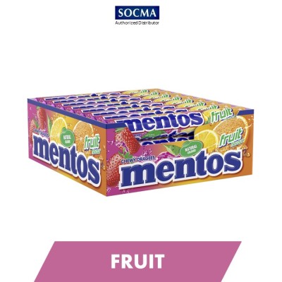 Mentos Roll - Fruit 8x24x37g [1 carton]