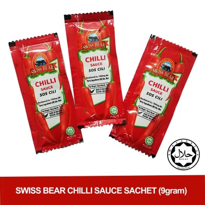 Swiss Bear Chilli Sauce Sachet 100's x 9g