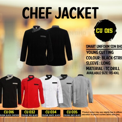 Chef Jacket CU 016 (SIZE : XS - 2XL)