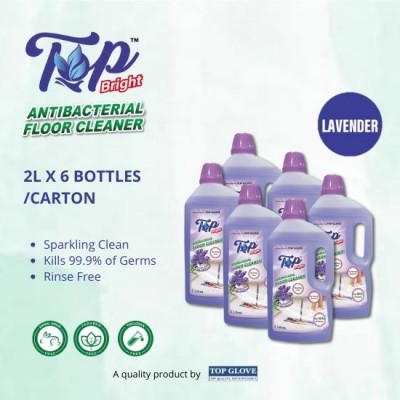 Top Bright Antibacterial Floor Cleaner 2L x 6