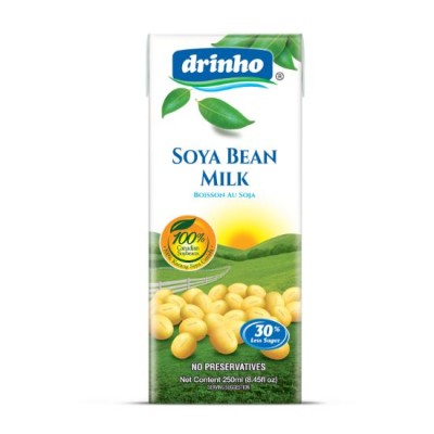 DRINHO Soya Bean 250 ml Drink Minuman [KLANG VALLEY ONLY]
