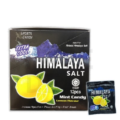 HIMALAYA SALT SPORTS CANDY-EXTRA COOL LEMON 1 Outer 12x15g (12 Units Per Outer)