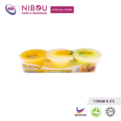 Nibou (NBI) DADIH Fruits Flavour Pudding (110gm x 3's x 24)