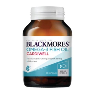 BLACKMORES OMEGA-3 FISH OIL CARDIWELL 60S