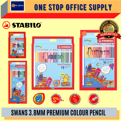 Stabilo Premium Colour Pencils ( Box 12 - Large )