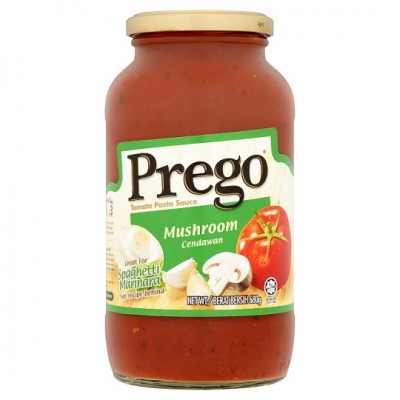 12 x 680g Prego Mushroom Pasta Sauce