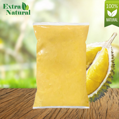 [Extra Natural] Frozen Kampung Durian Paste 1kg (20 Units Per Carton)