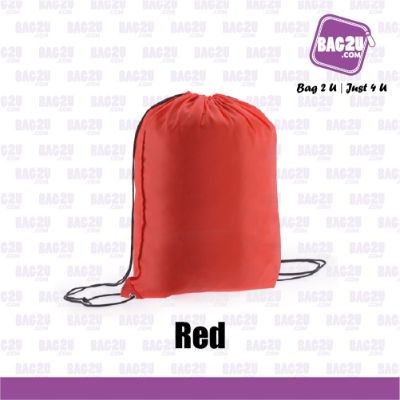 Bag2u Drawstring Bag (Red) MP011 (5 Grams Per Unit)
