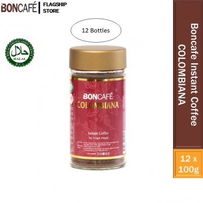 Boncafe Colombiana Instant Coffee 12bottles (100g each)