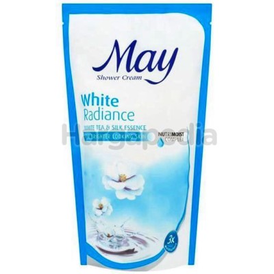 May Shower Cream Refill White Radiance 600ml
