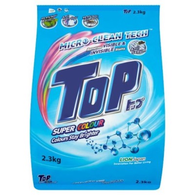 Top Detergent Powder SUPER COLOUR 2.3kg [KLANG VALLEY ONLY]
