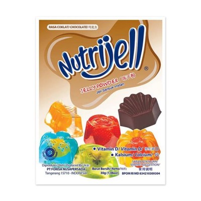 Nutrijell Instant Jelly Powder 10g (Chocolate)