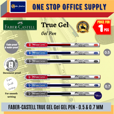Faber Castell True Gel Pen - 0.5MM ( BLUE COLOUR )
