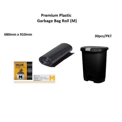Value Garbage Bag Size M - 680mm x 910mm (30's)