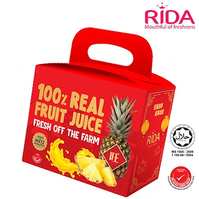 100% Pure Pineapple Juice 250ml (100% 浓醇黃梨汁 250公升) (24 Units Per Carton)