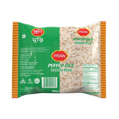 Pran Puffed Rice (Bubble Rice) 400g