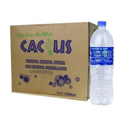 Cactus Mineral Water 12 x 1.5L