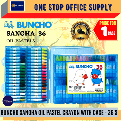 BUNCHO Sangha Oil Pastels Crayon - ( 36'S Colour )
