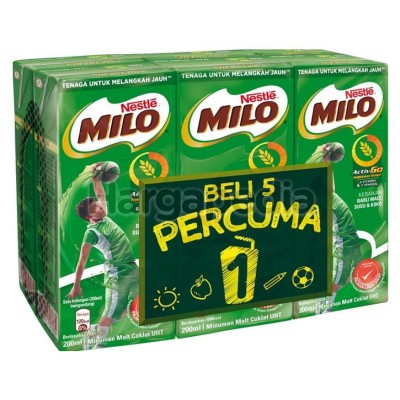 Milo UHT (Pack) 200ml x [5+1's]