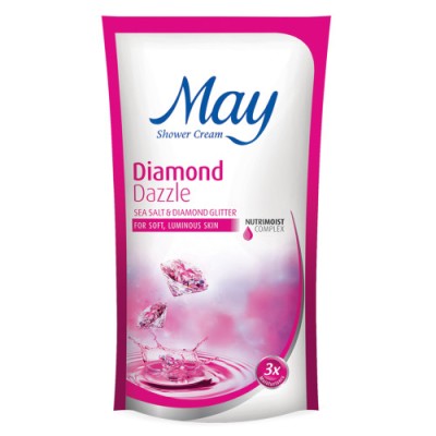 May Shower Cream Refill Diomand Dazzle 600ml
