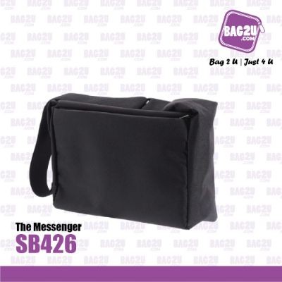 Bag2u Economy Sling Bag (Black) SB426 (1000 Grams Per Unit)