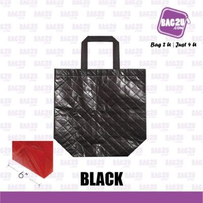 Bag2u Non-Woven Bag (Black) NWB15126 (5 Grams Per Unit)
