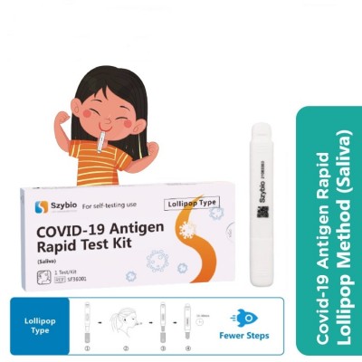 Syzbio Covid-19 Antigen Self-Test Kit (Kid Friendly Lollipop Type)