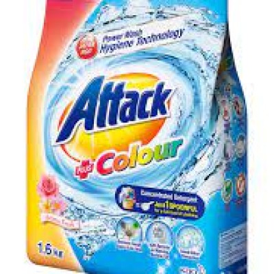 Attack Powder Detergent 1.6Kg (Assorte)