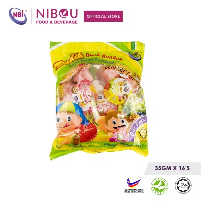 Nibou (NBI) DADIH Soya Fruits Pudding with Nata (Mix) (Free 4 Cups) (35gm x 16's x 15)