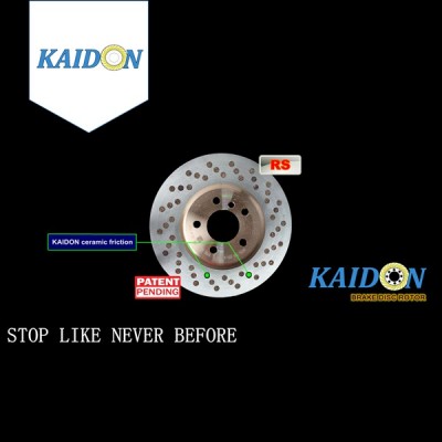 Hyundai Veloster disc brake rotor KAIDON (REAR) type "RS" spec
