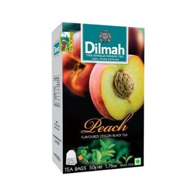 Dilmah Tea - Peach (25 Teabags Per Unit)