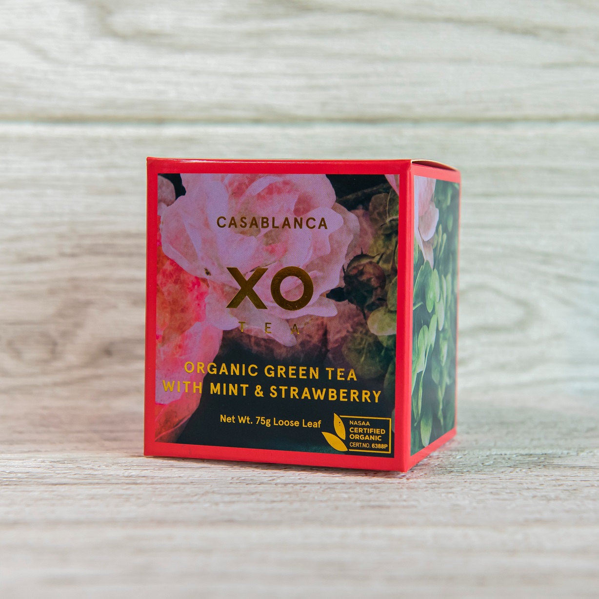 Casablanca (Organic Green Tea, Mint & Strawberry)