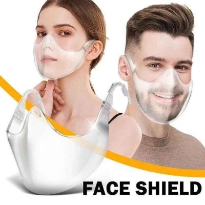 Face Shield, Half Face Shield, Hight Transparent, Stylish & Comfortable (Anti-spray, Anti-fogging, Half face cover)