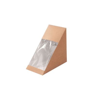 paper sandwich box with window  (600 Units Per Carton)