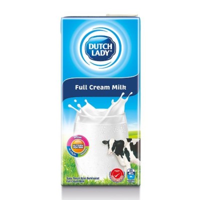 Dutch Lady Full Cream Milk 1L [KLANG VALLEY ONLY]