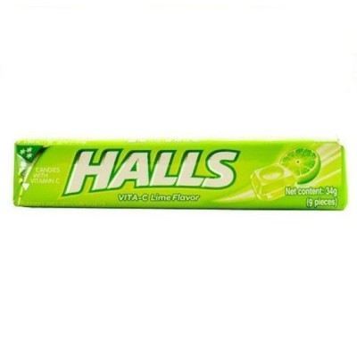 HALLS Vita-C Lime Candy 34 gm*