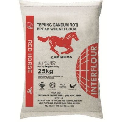 RED HORSE Wheat Flour 25kg [KLANG VALLEY ONLY]