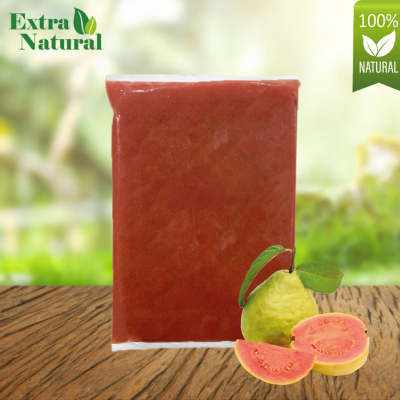 [Extra Natural] Frozen Pink Guava Puree 500g