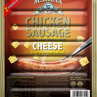 Marina Chicken Cheese Sausage 300g
