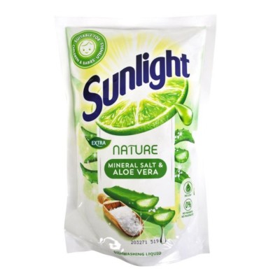 Sunlight Dishwashing Liquid Mineral Salt & Aloe Vera REFILL 700ml