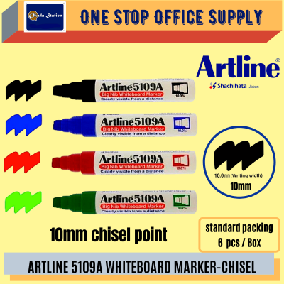 Artline 5109A Whiteboard Marker Pen - ( RED )