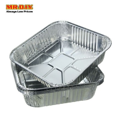(MR.DIY) EILEEN Square Aluminium Foil Container (5pcs)